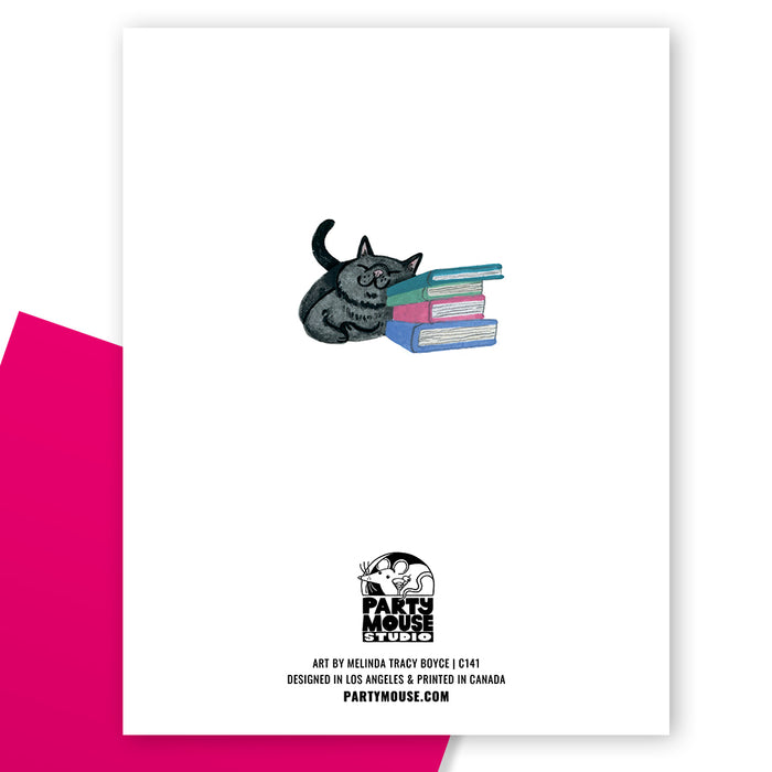 Books & Cats Card