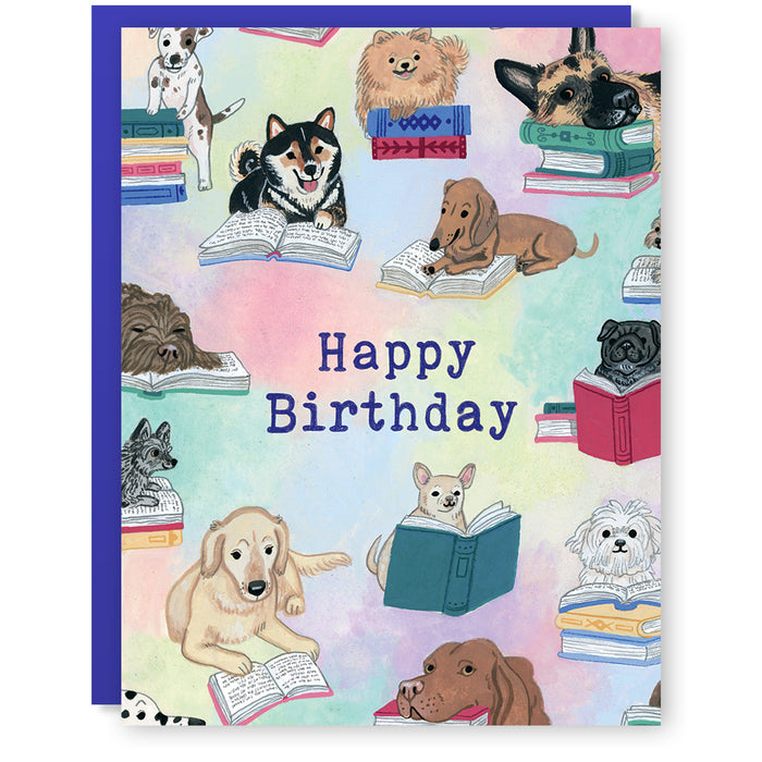 Books & Dogs Card