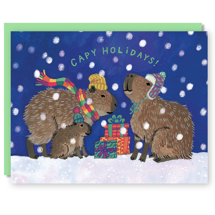 Capy Holidays Card