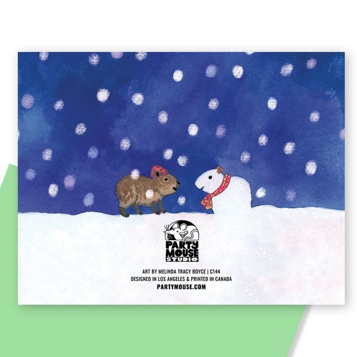 Capy Holidays Card