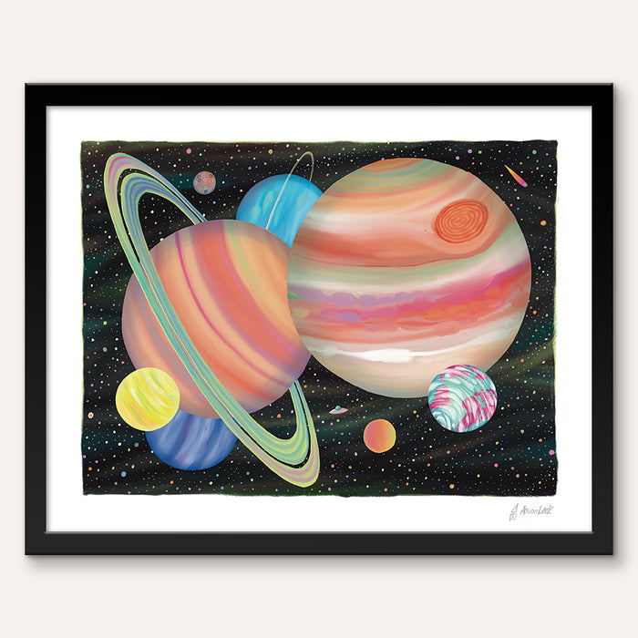 Crowded Space Print