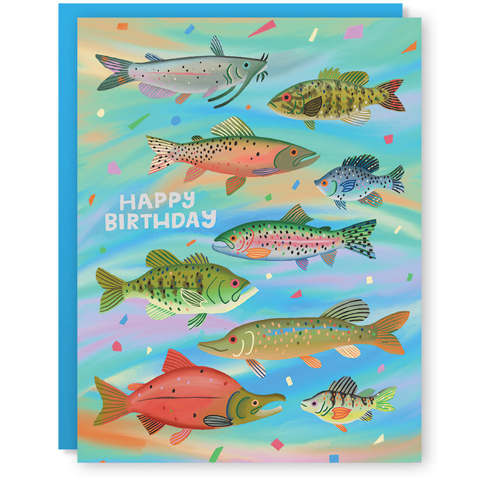 Freshwater Fish Birthday Card