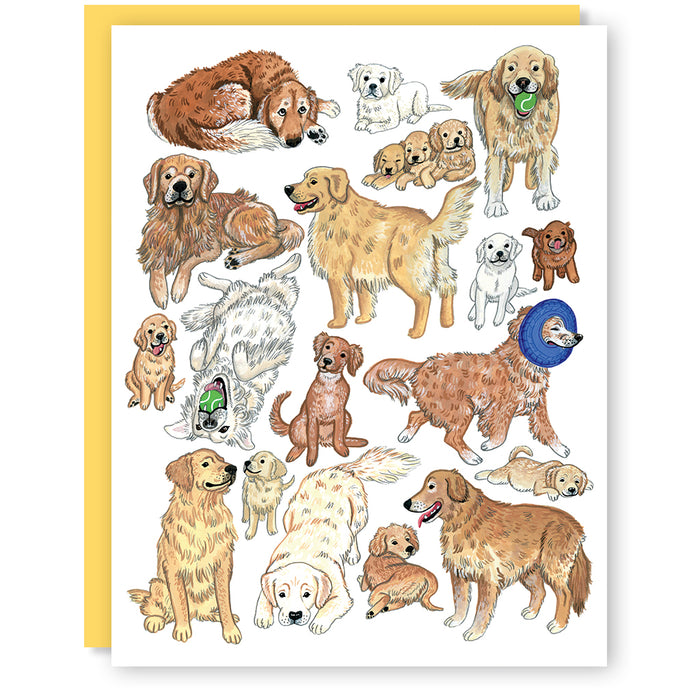 Golden Retrievers Card