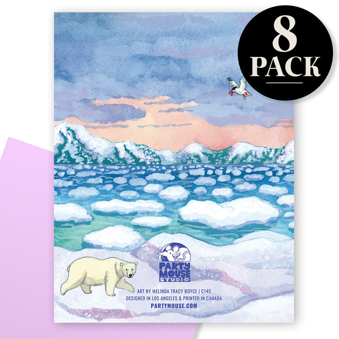 Holiday Polar Bears Card Box