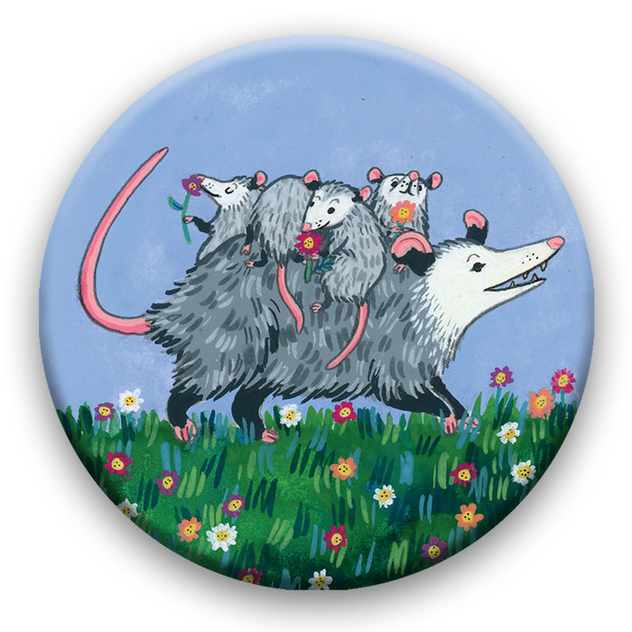 Spring Opossum Magnet